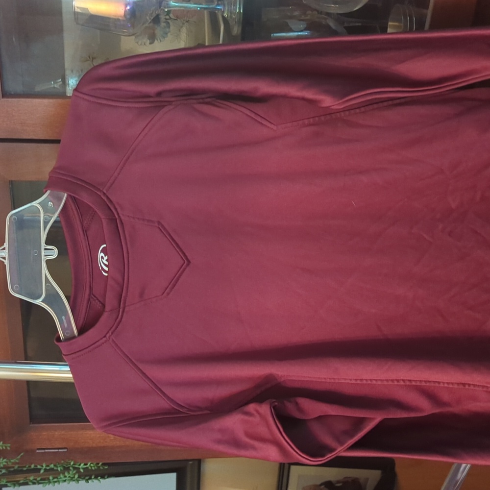 Fleece lined long sleeve shirt